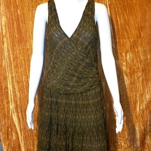 Ralph Lauren Green Sleeveless Dress Petite 12